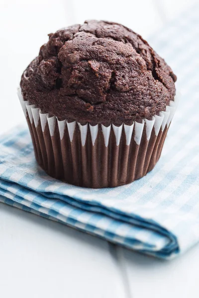 Välsmakande choklad muffin. — Stockfoto