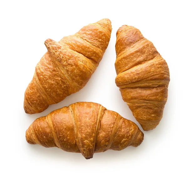Tasty buttery croissants. — Stock Photo, Image