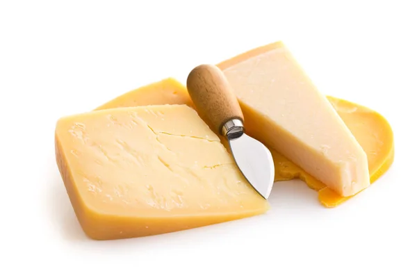 Different kinds of cheeses. — Stock Photo, Image