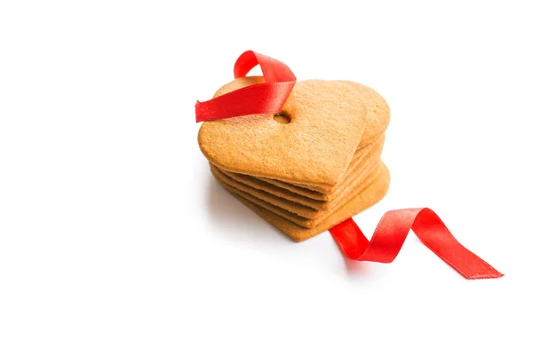 Tasty gingerbread hearts. — Stock Photo, Image