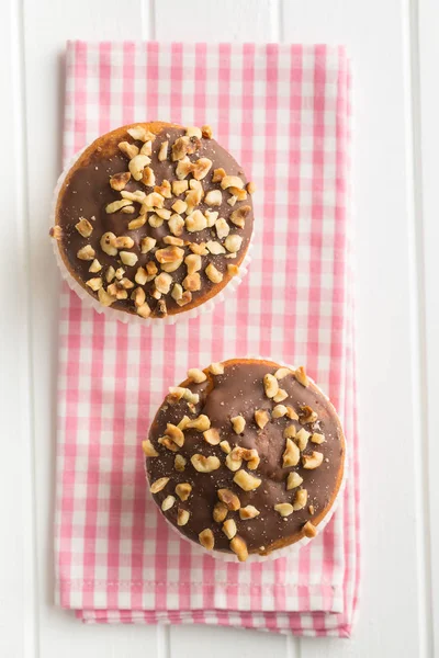 Muffins de avelã doce . — Fotografia de Stock