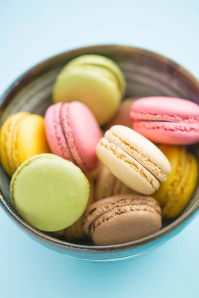 Lezzetli tatlı macarons. — Stok fotoğraf