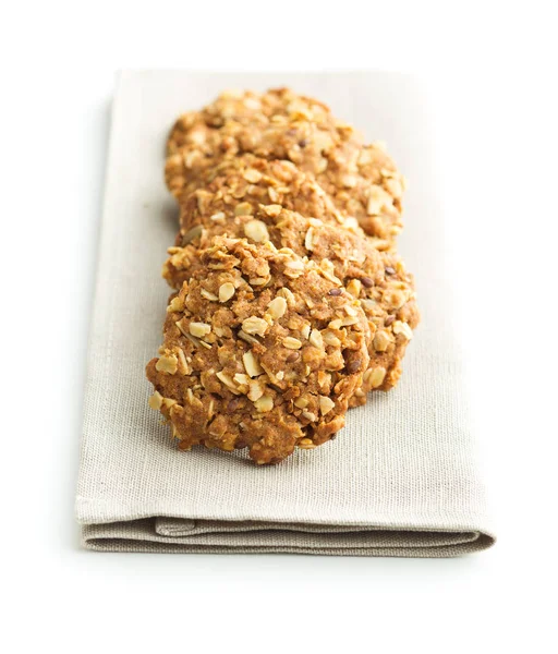 Biscotti di farina d'avena fatti in casa. — Foto Stock
