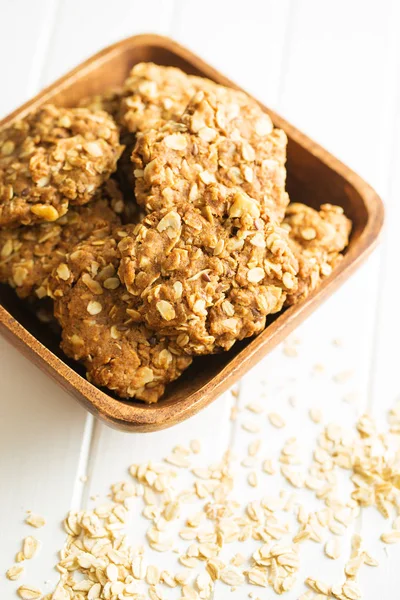 Biscotti di farina d'avena fatti in casa. — Foto Stock