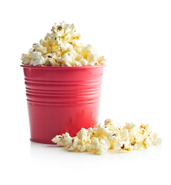 Chutné popcorn v poháru. — Stock fotografie