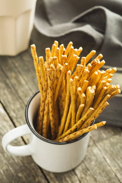 Salty pretzel sticks. — Stock Photo, Image