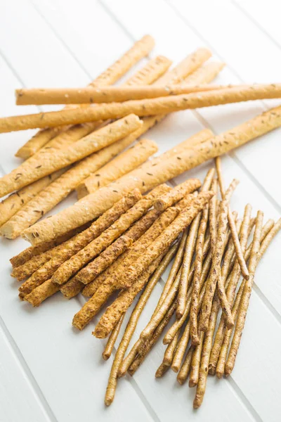 Salty pretzel sticks. — Stock Photo, Image