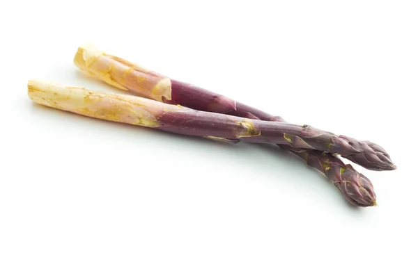 Fresh purple asparagus. — Stock Photo, Image