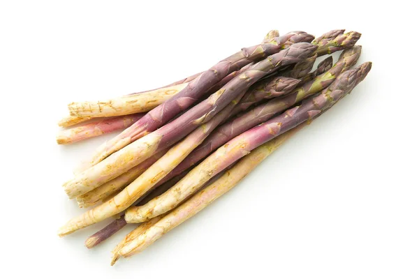 Fresh purple asparagus. — Stock Photo, Image