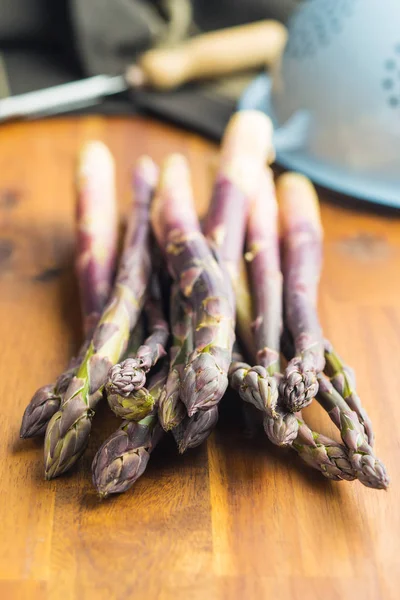 紫アスパラガス. — ストック写真