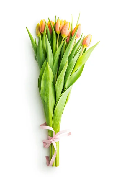 Mazzo di fiori di tulipano arancione . — Foto Stock