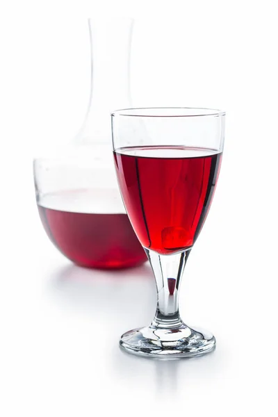 Sklenice červeného vína. — Stock fotografie
