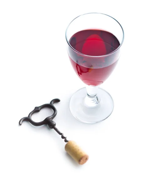 Glass of red wine. — Stock Photo, Image