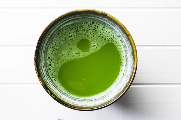 Green matcha tea. — Stock Photo, Image