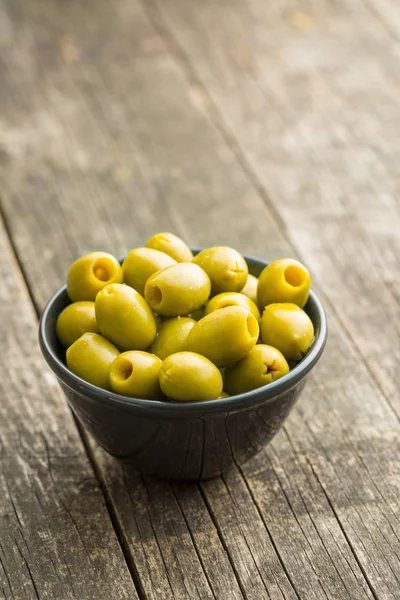 Le olive verdi . — Foto Stock