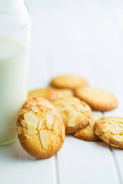 Zoete amandel cookies. — Stockfoto