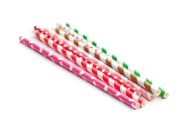 Various paper straws. — Stock Photo, Image