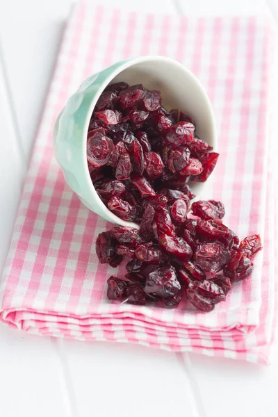 Cranberries secas saborosas . — Fotografia de Stock