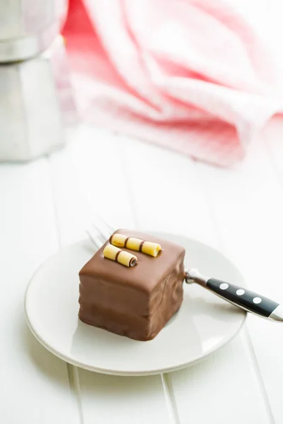 Шоколадный десерт . — стоковое фото