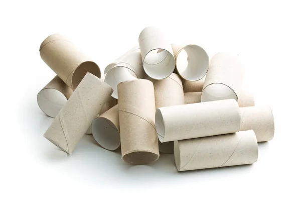 Lege toilet rolls — Stockfoto