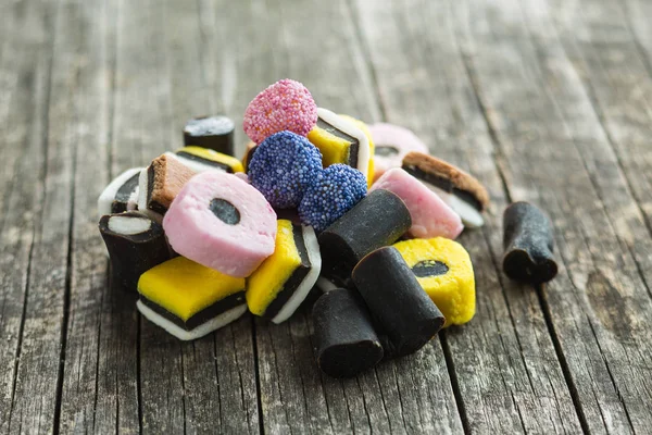 Змішаних солодка гола цукерки . — стокове фото