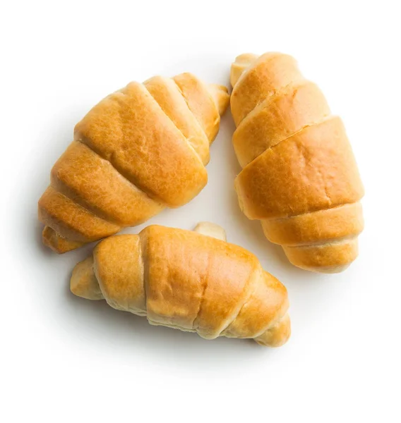 Croissants amanteigados saborosos — Fotografia de Stock