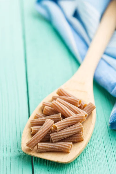 Dried rigatoni pasta. — Stock Photo, Image