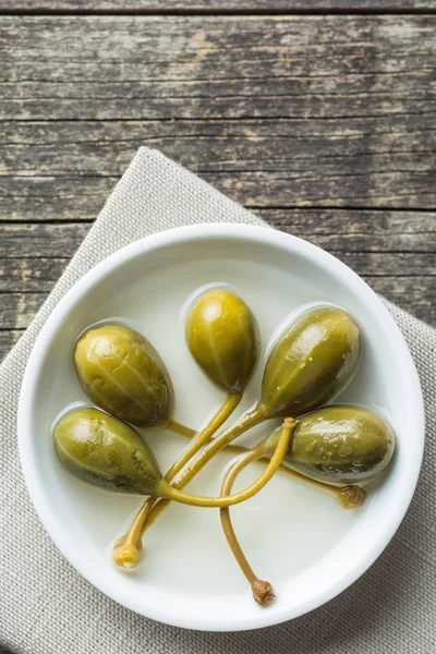 Pickled caper berries. — Stock Photo, Image