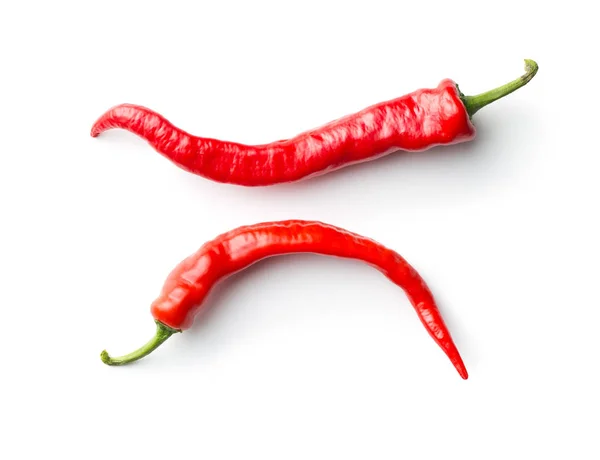 Červené chilli papričky. — Stock fotografie