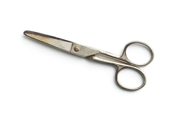 Top view of old scissors — Stock Photo, Image