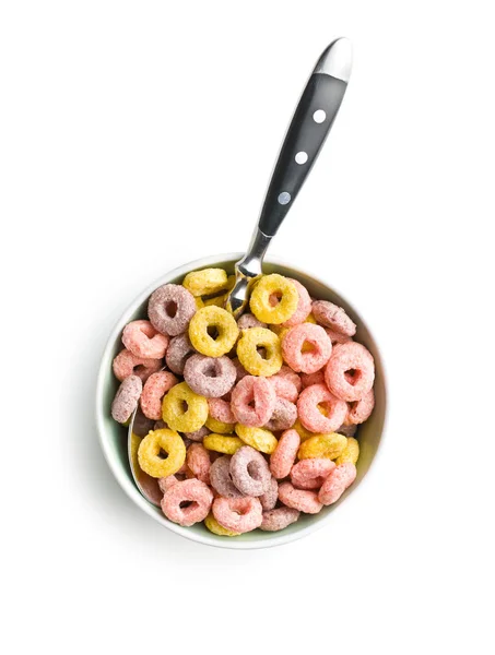 Colorful cereal rings. — Stock Photo, Image