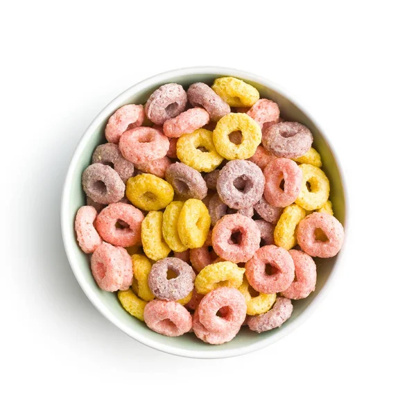 Anillos de cereales coloridos . — Foto de Stock