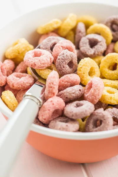 Colorful cereal rings. — Stock Photo, Image