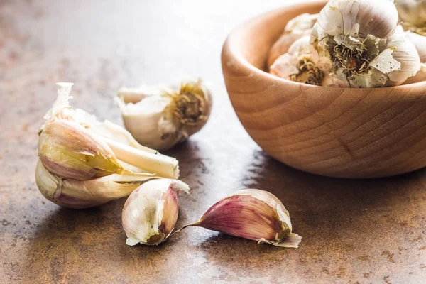 Ajo fresco sano . — Foto de Stock