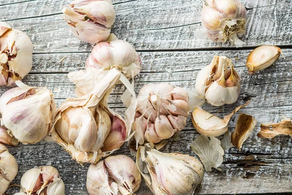 Fresh healthy garlic. — Stock Photo, Image