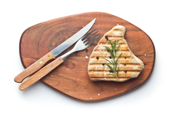 Filete de atún a la parrilla . — Foto de Stock