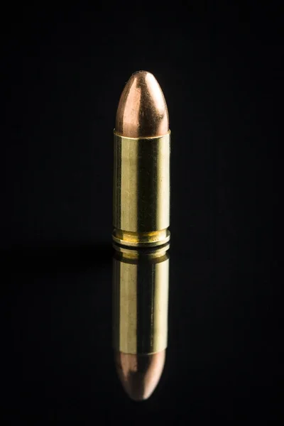 Balas de pistola de 9mm . — Fotografia de Stock