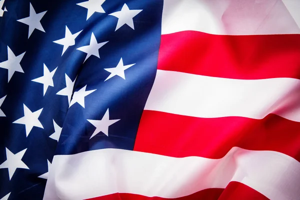 Hintergrund der US-Flagge. — Stockfoto