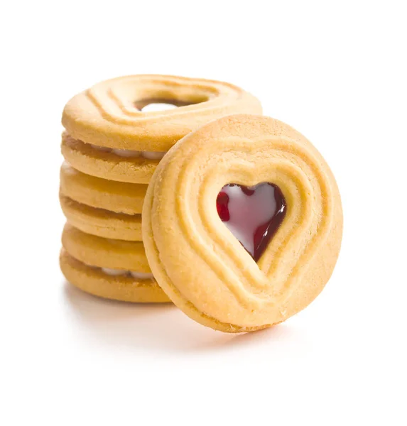 Galaretki ciasteczek-serce. — Zdjęcie stockowe