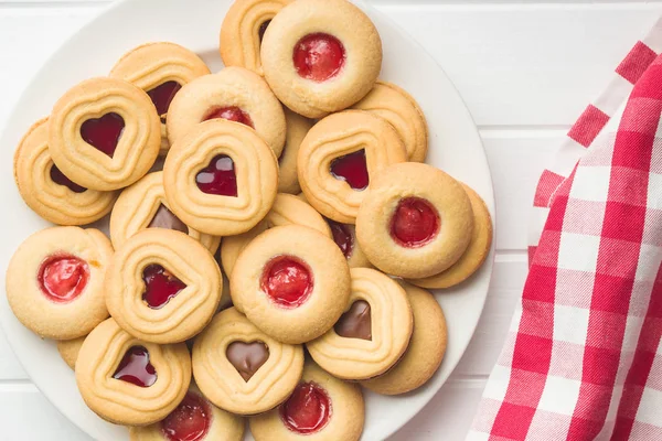 Biscuits à la gelée douce . — Photo