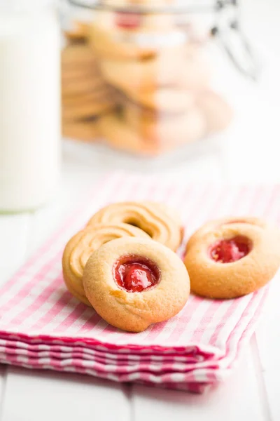 Soubory cookie sladké želé. — Stock fotografie