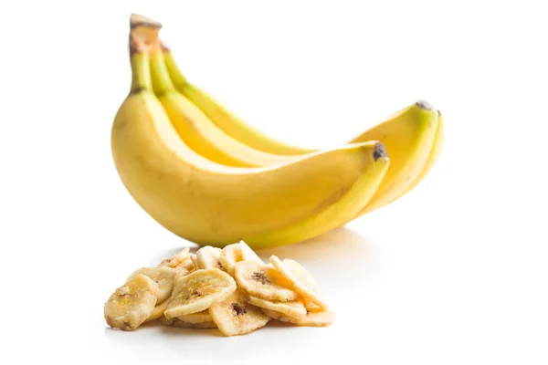 Szárított banán-chips. — Stock Fotó