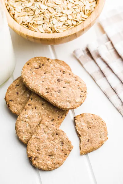 Délicieux biscuits à l'avoine . — Photo