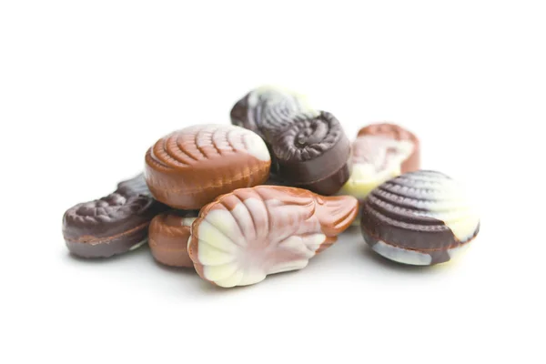 Söt choklad snäckskal. — Stockfoto