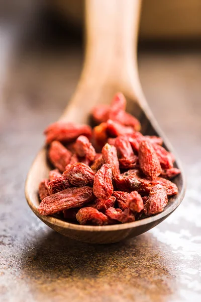 Getrocknete Goji-Beeren. — Stockfoto