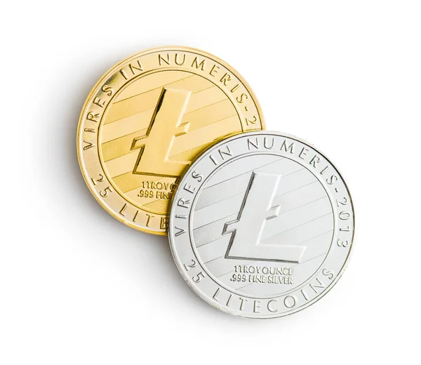 Litecoin. criptomoneda digital . — Foto de Stock