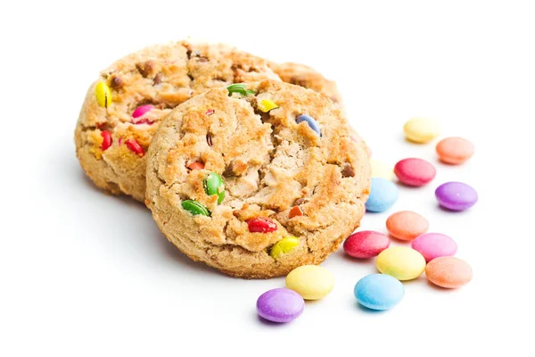 カラフルなお菓子と甘いクッキー. — ストック写真