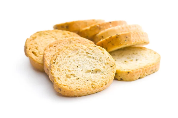 Crusty bröd bruschetta. — Stockfoto