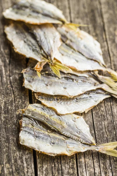 Getrockneter gesalzener Fisch. — Stockfoto