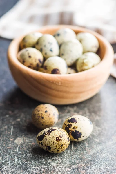 Fresh guail eggs. — Stock Photo, Image